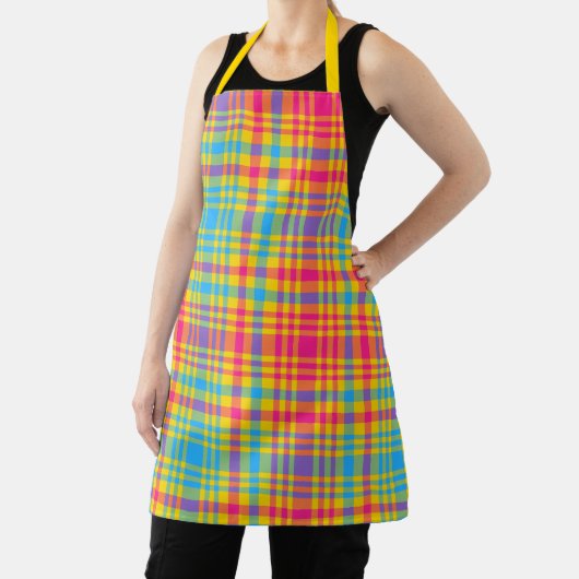 Tablier Jours ensoleillés Plaid Apron (Insitu)