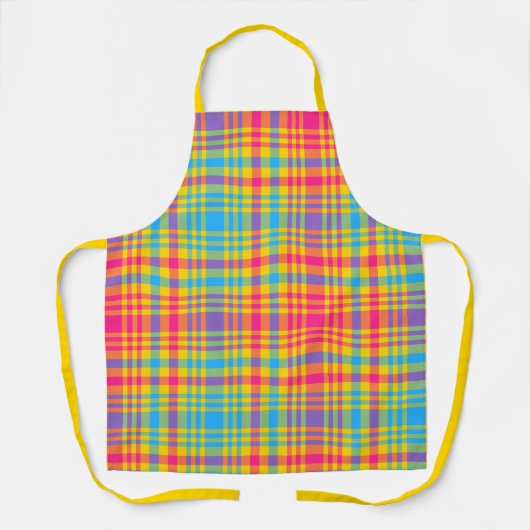 Tablier Jours ensoleillés Plaid Apron (Recto)