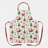 Tablier Jours fêtes de Noël de Cute Père Noël (Recto)