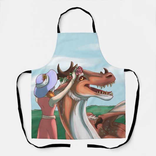 Tablier Jours paisibles (Recto)