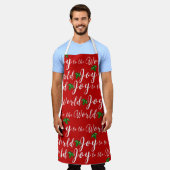Tablier Joy to the world (Porté)