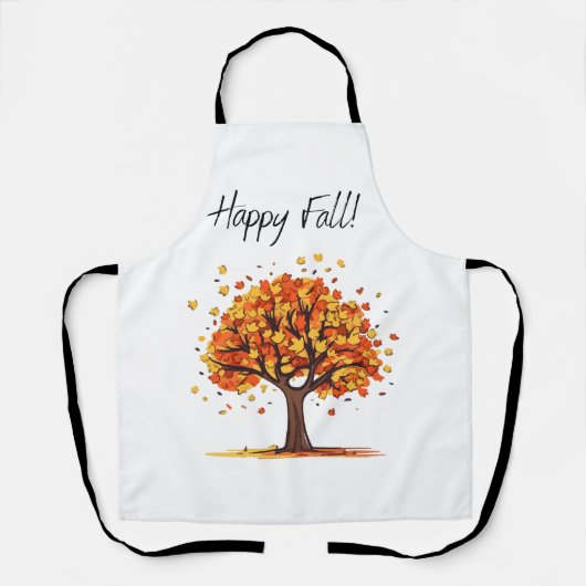 Tablier Joyeuse Automne! (Recto)