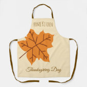 Tablier Joyeuse fête de Thanksgiving, Saison d'automne, Mo (Recto)
