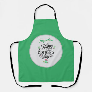 Tablier Joyeuse Fête des Mères Élégantes grenouilles Perso