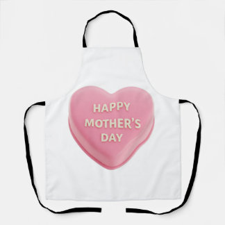 Tablier Joyeuse fête des mères Pink Heart Cake Apron