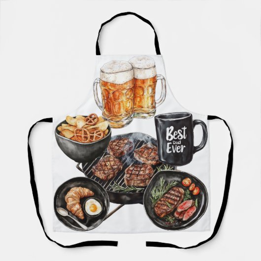 Tablier Joyeuse Fête des Pères (Recto)