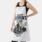 Tablier Joyeuse fête des pères - Meilleur papa ever (Insitu)