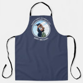 Tablier Joyeuse Fête des Premiers Pères Photo & Texte Pers (Recto)