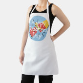 Tablier Joyeuse journée de l'enseignant avec des formes gé (Insitu)