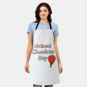 Tablier Joyeuse journée nationale du chocolat (Porté)