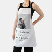 Tablier Joyeuse photo de couple Saint-Valentin moderne sim (Insitu)