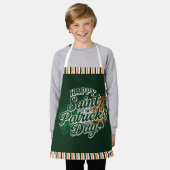 Tablier Joyeuse Saint-Patrick vintage (Porté)