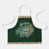Tablier Joyeuse Saint-Patrick vintage (Recto)