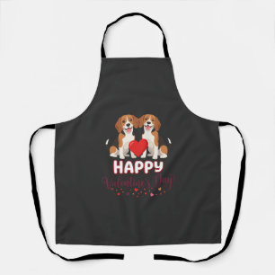 Tablier Joyeuse Saint-Valentin Couple de Beagles