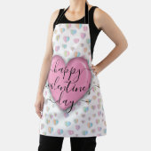 Tablier Joyeuse Saint-Valentin minimaliste (Insitu)
