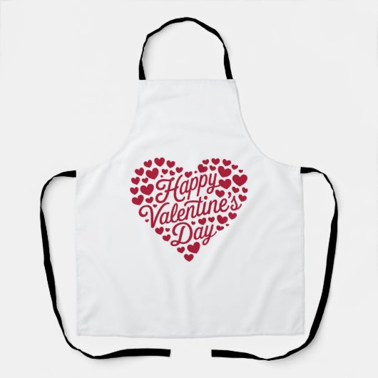 Tablier Joyeuse Saint-Valentin Saint-Valentin Amour Coeur (Recto)