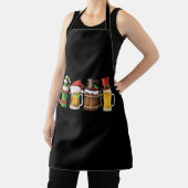 Tablier Joyeuses bières de Noël Boire Père Noël Beer Lover (Insitu)
