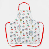 Tablier Joyeuses fêtes | Joyeux Motif de Noël (Recto)