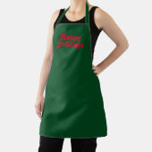 Tablier "Joyeuses fêtes" rouge vert Noël (Insitu)