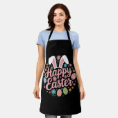 Tablier Joyeuses Pâques oeuf lapin (Porté)