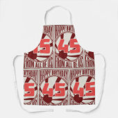 Tablier Joyeux 45ème anniversaire (Recto)