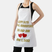 Tablier Joyeux 50E anniversaire de Mariage  (Insitu)