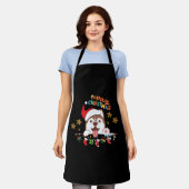 Tablier Joyeux Abris de Noël (Porté)