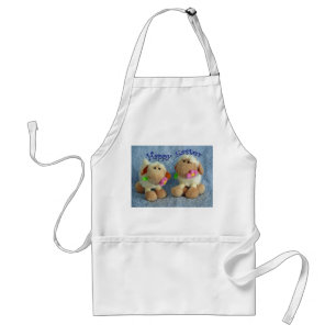 Tablier Joyeux agneaux de Pâques