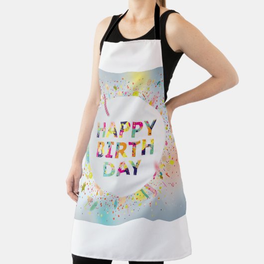 Tablier Joyeux anniversaire (Insitu)