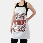 Tablier Joyeux Anniversaire Papa Conception de T-shirt de (Insitu)