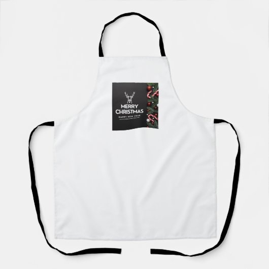 Tablier joyeux apéro de noël (Recto)