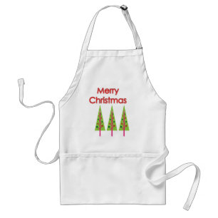 Tablier Joyeux arbres de Noël