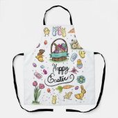 Tablier Joyeux art de Pâques (Recto)