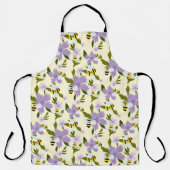 Tablier joyeux bourdonnement abeilles et fleurs répétant m (Recto)