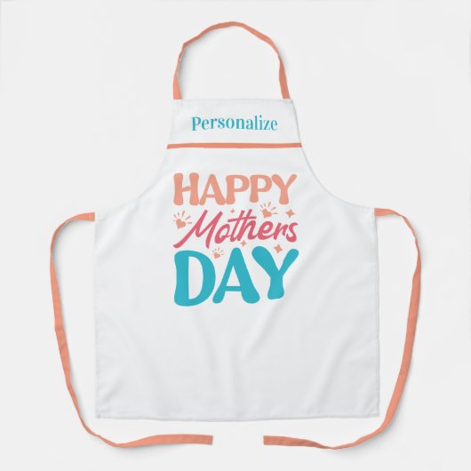 Tablier Joyeux cadeau de la fête des mères pour Maman Kitc (Recto)