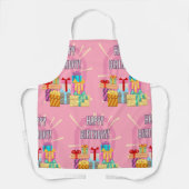 Tablier Joyeux Cadeaux d'anniversaire (Recto)