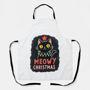Tablier Joyeux Catmas Chat Noël Mignon Chatons Chats Père