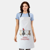 Tablier Joyeux Catmas Chat Noël Mignon Chatons Chats Père (Porté)