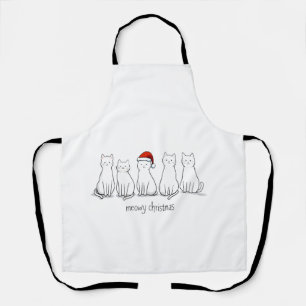 Tablier Joyeux Catmas Chat Noël Mignon Chatons Chats Père