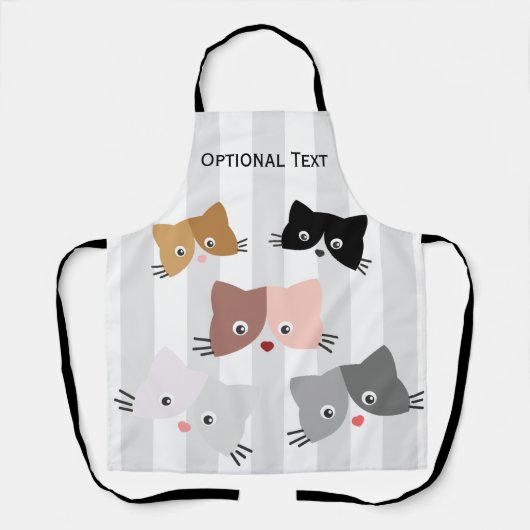 Tablier Joyeux Chatons Curieux (Recto)