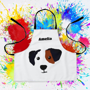 Tablier Joyeux Chien Personnalisé Tout-En-Dessus Imprimé T