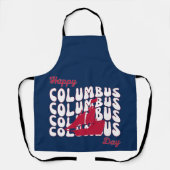 Tablier Joyeux Columbus Day (Recto)