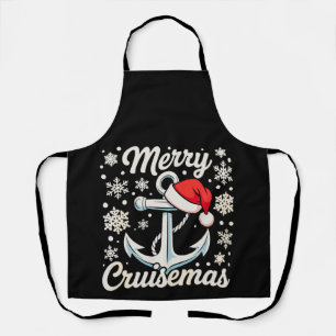 Tablier Joyeux Cruisemas Ancre Chapeau de Père Noël Noël C