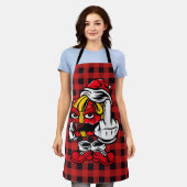 Tablier Joyeux doigt de fin d'année (Porté)