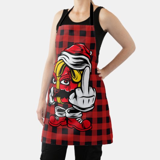 Tablier Joyeux doigt de fin d'année (Insitu)