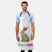 Tablier Joyeux Eggster - Oeuf de Pâques (Porté)