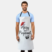 Tablier Joyeux et enceinte Noël Vacances bébé (Porté)