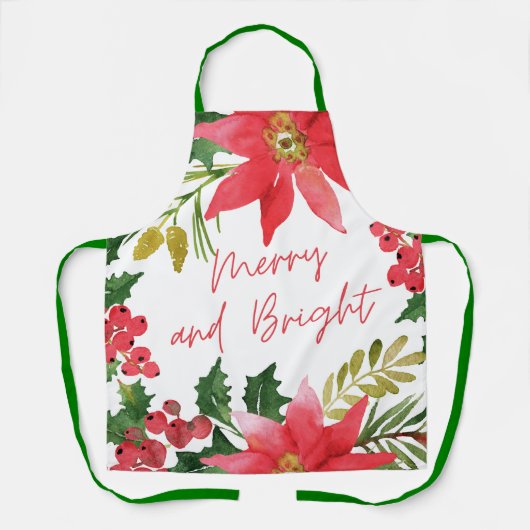 Tablier Joyeux et lumineux script moderne (Recto)