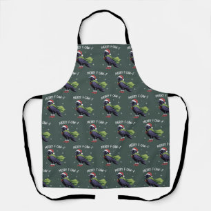 Tablier Joyeux F-Caw-F Corbeau Drôle de Noël Corbeau Sarca