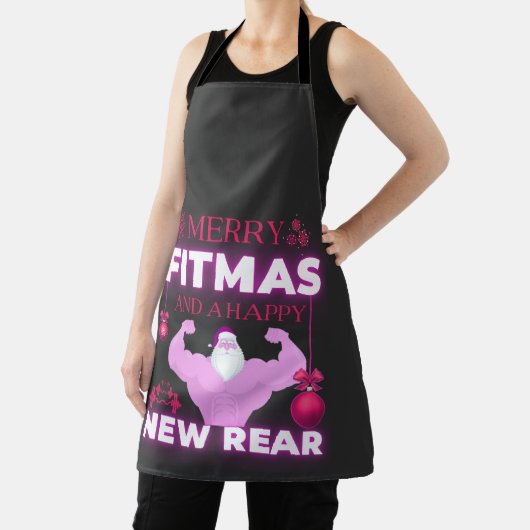 Tablier Joyeux Fitmas Et Une Bonne Nouvelle Arrière Magnif (Insitu)